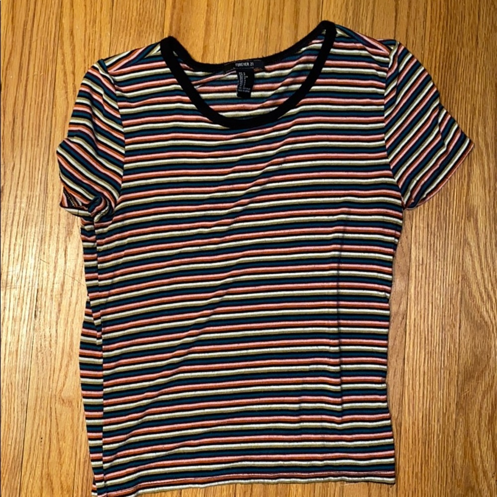 Multicolor Stripe Top